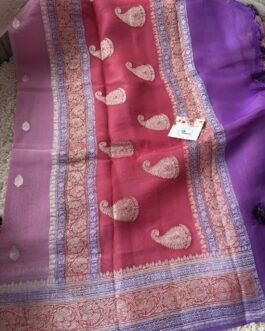 Pure Banaras Chiffon Sarees