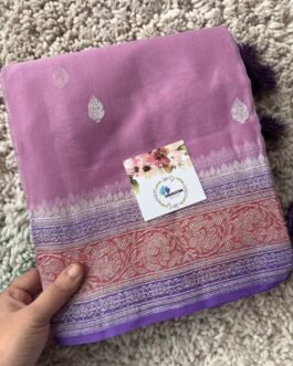 Pure Banaras Chiffon Sarees