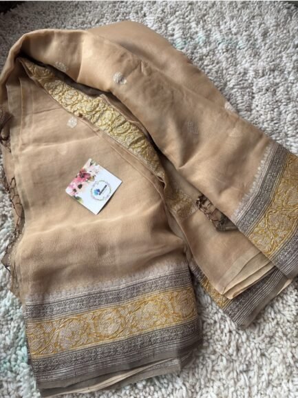 Pure Banaras Chiffon Sarees