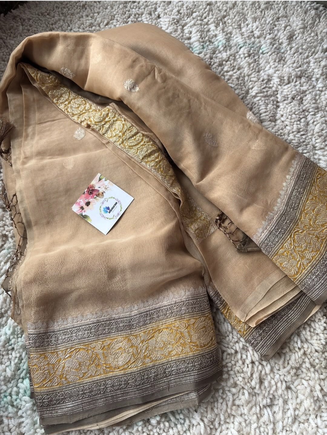 Pure Banaras Chiffon Sarees