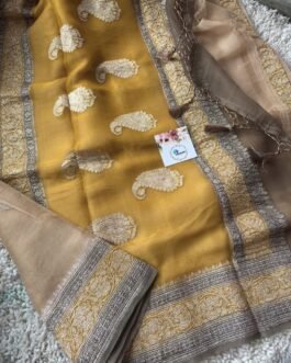 Pure Banaras Chiffon Sarees