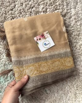 Pure Banaras Chiffon Sarees