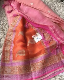 Pure Banaras Chiffon Sarees