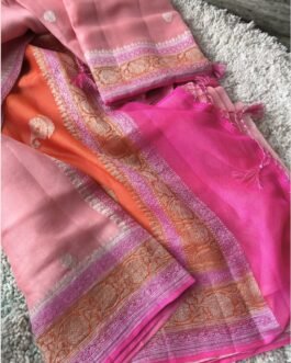 Pure Banaras Chiffon Sarees