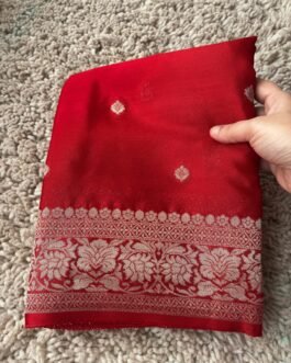 Premium Banaras Khadi Chiffon Saree