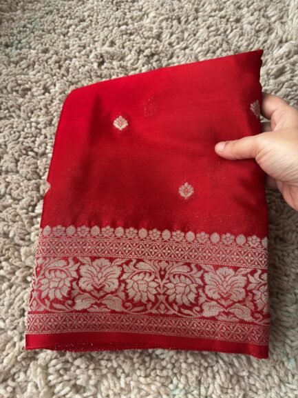 Premium Banaras Khadi Chiffon Saree