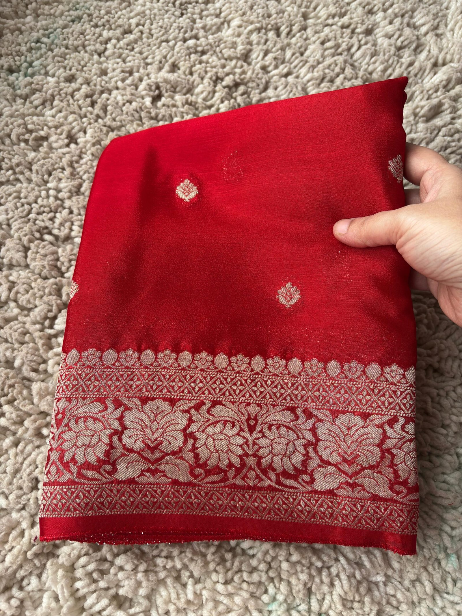 Premium Banaras Khadi Chiffon Saree