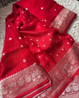 Premium Banaras Khadi Chiffon Saree