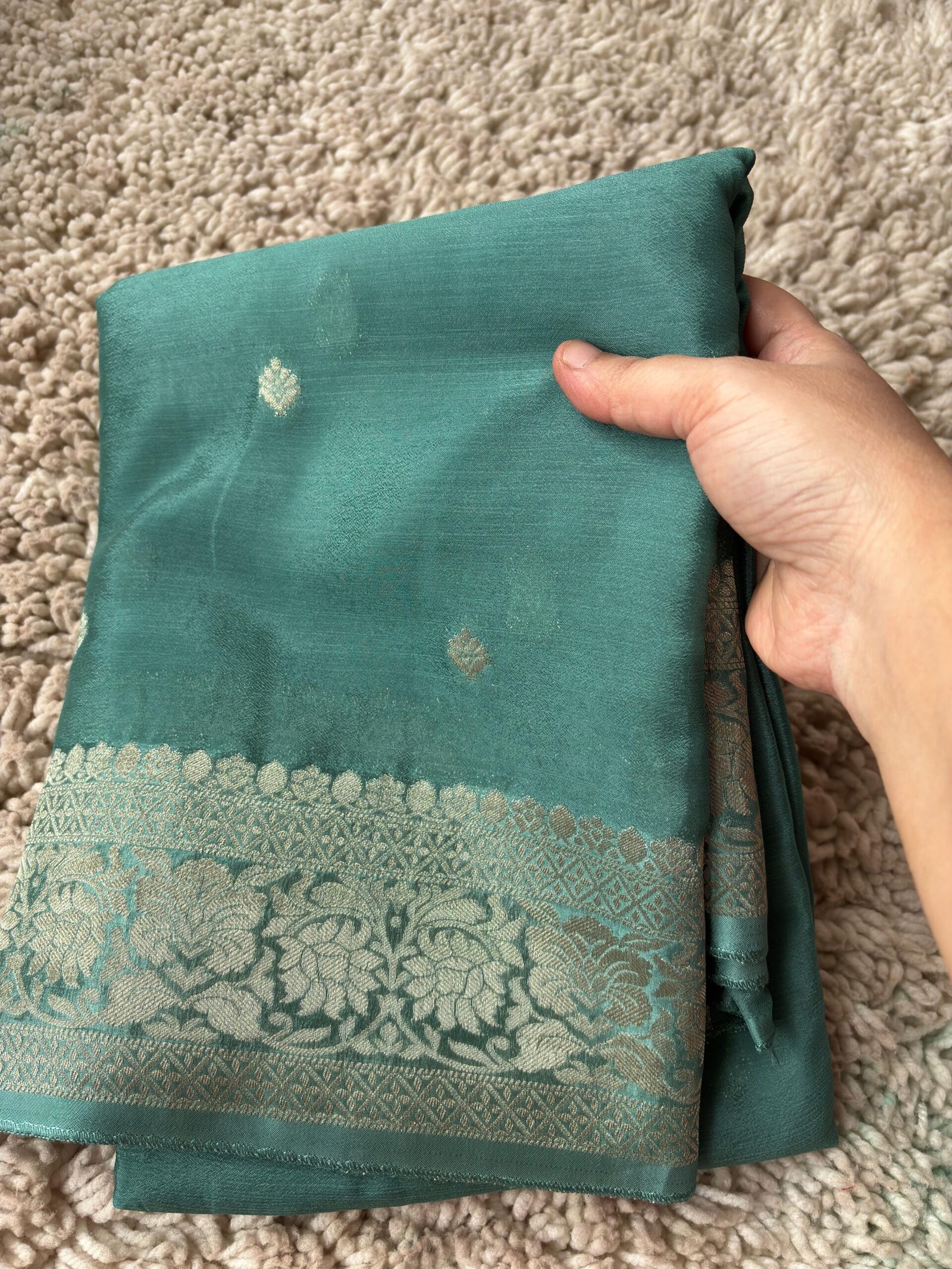 Premium Banaras Khadi Chiffon Saree