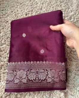 Premium Banaras Khadi Chiffon Saree