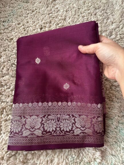 Premium Banaras Khadi Chiffon Saree