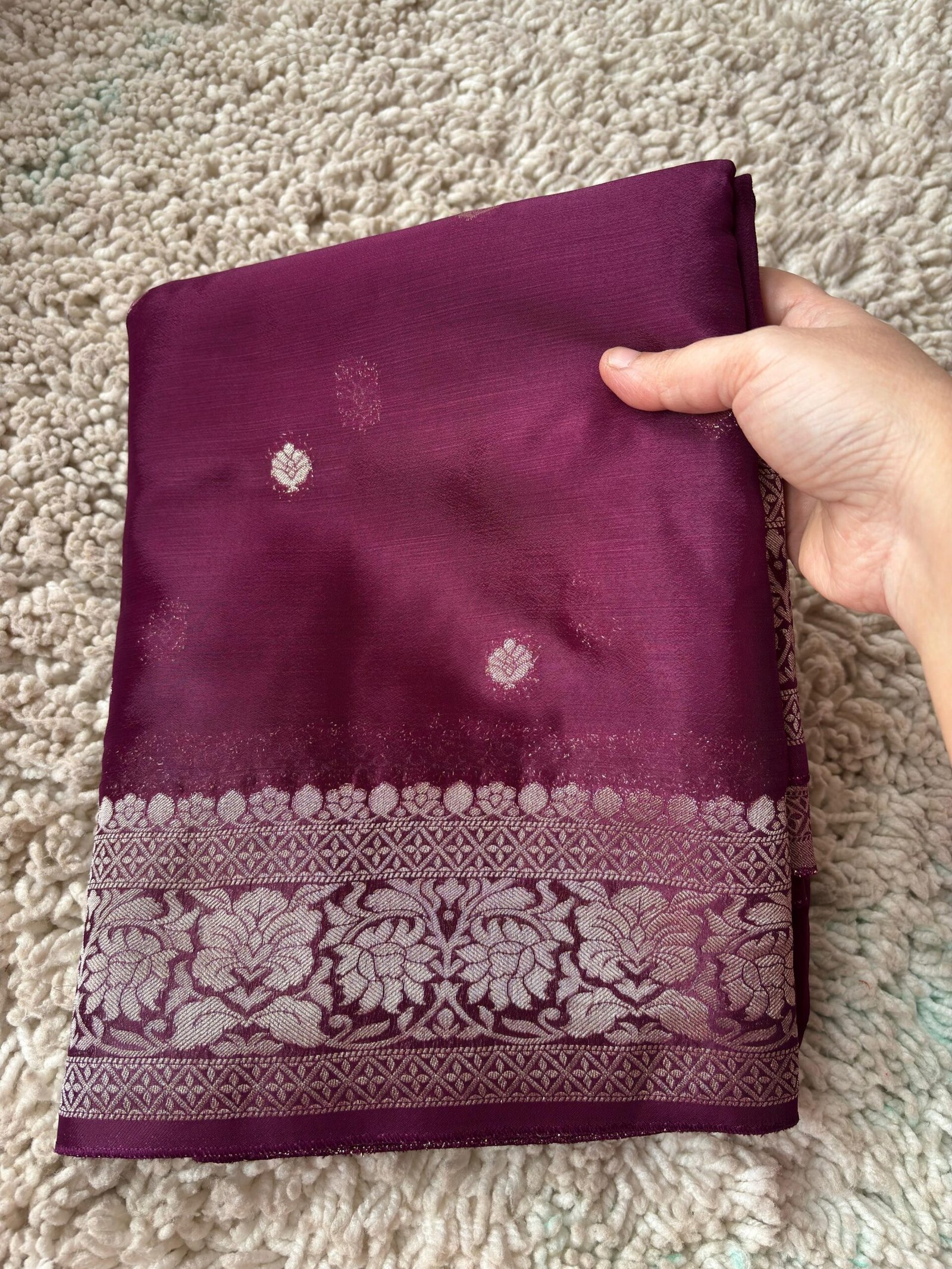 Premium Banaras Khadi Chiffon Saree