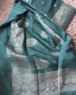Premium Banaras Khadi Chiffon Saree