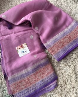 Collections – Pure Banarasi Khadi Chiffon Sarees at DesiCollections