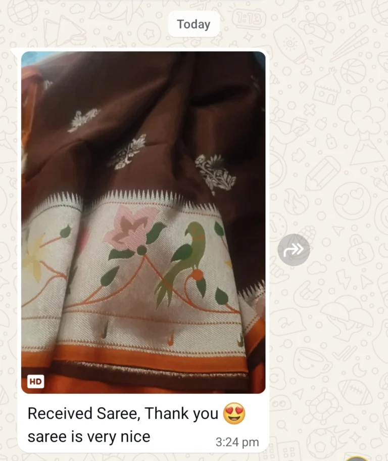 Customer feedback from Sneha at DesiCollections