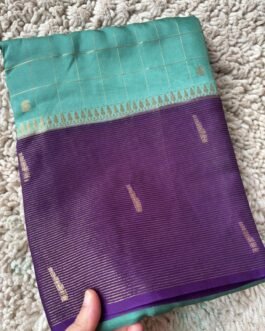 Premium Chinnon Checks Saree
