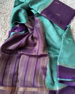 Premium Chinnon Checks Saree