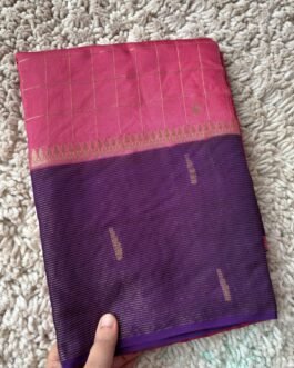 Premium Chinnon Checks Saree