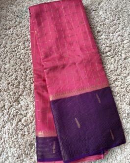 Premium Chinnon Checks Saree