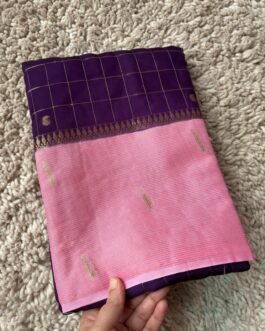 Premium Chinnon Checks Saree