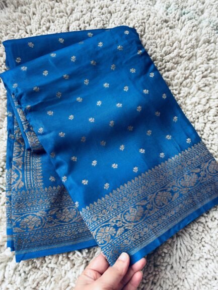 Premium Banaras Crepe Silk Saree