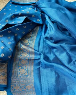 Premium Banaras Crepe Silk Saree