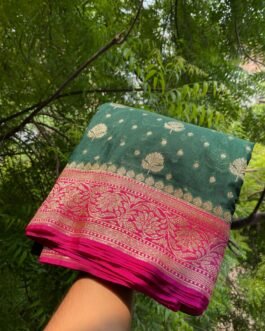 Banaras khadi Katan Georgette Sarees