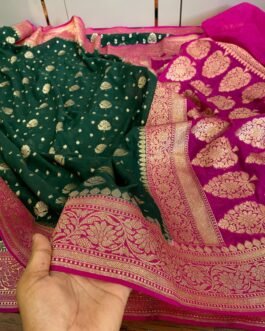 Banaras khadi Katan Georgette Sarees
