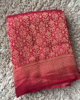 Pure Banaras Brocade Crape Silk Saree