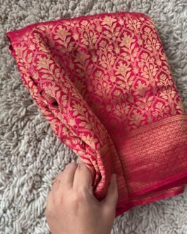 Pure Banaras Brocade Crape Silk Saree