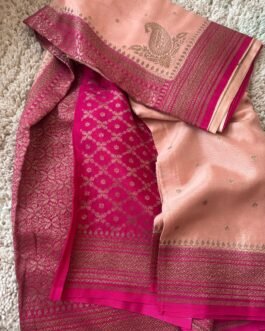 Premium Banaras Crepe Silk Saree