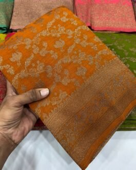 Banaras Kaddi Georgette Sarees