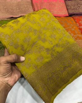 Banaras Kaddi Georgette Sarees
