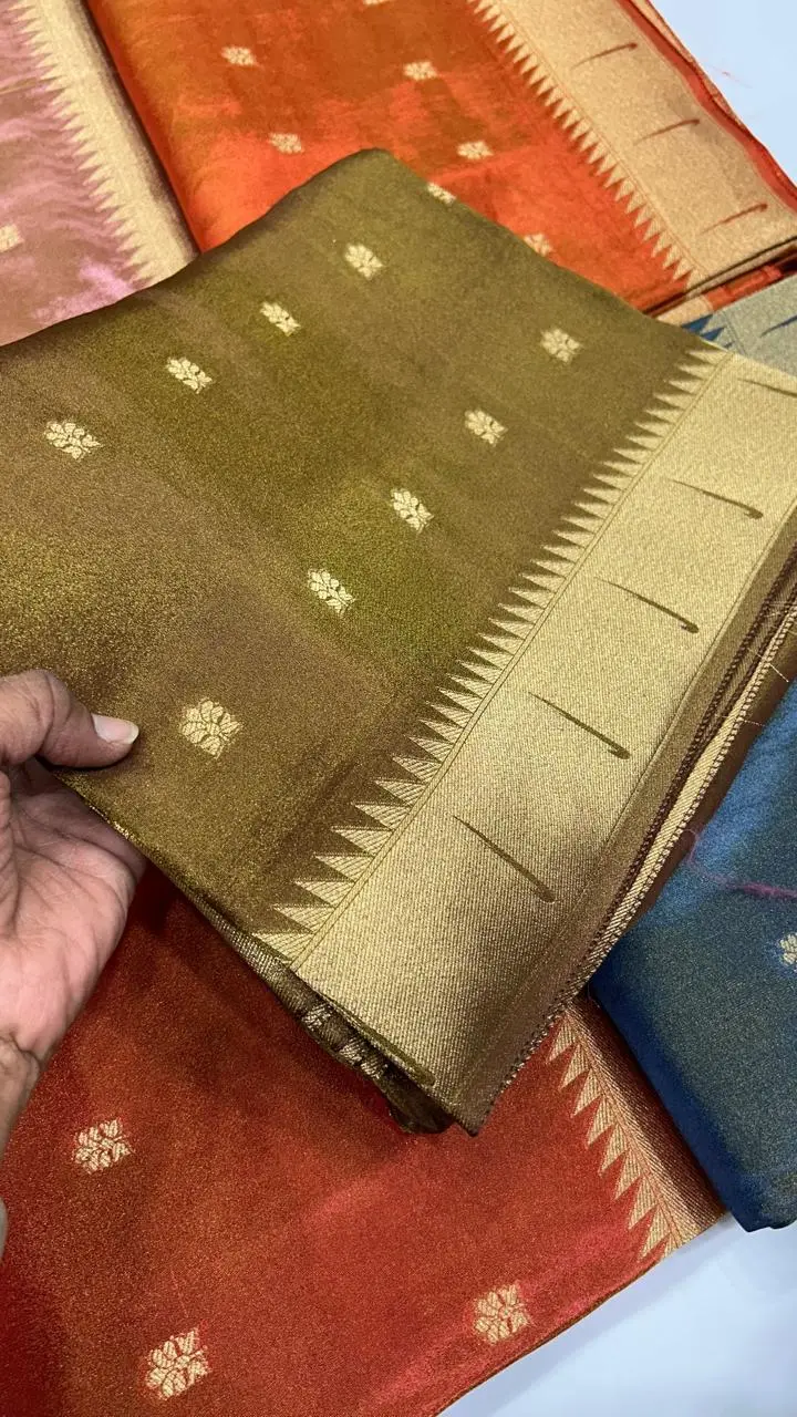 Premium Paithani Tissue Silk Sarees