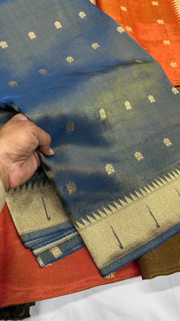 Premium Paithani Tissue Silk Sarees