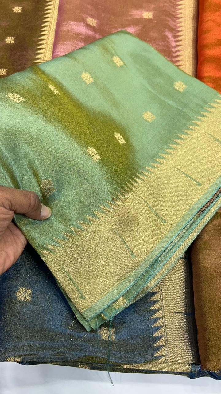 Premium Paithani Tissue Silk Sarees