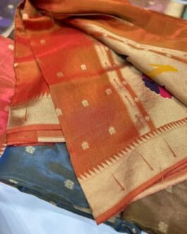 Premium Paithani Tissue Silk Sarees