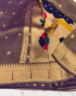 Premium Paithani Tissue Silk Sarees