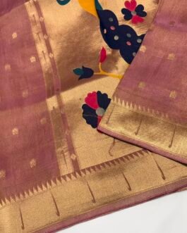 Premium Paithani Tissue Silk Sarees