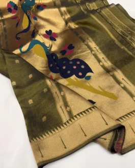 Premium Paithani Tissue Silk Sarees