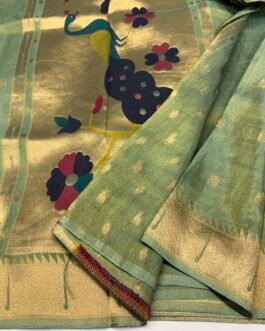 Premium Paithani Tissue Silk Sarees